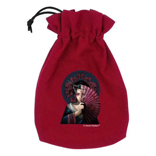 Anne Stokes Würfelbeutel Geisha Skull - Smalltinytoystore