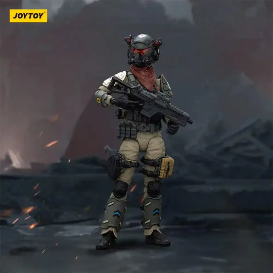APOC Series Dark Source Actionfigur Stellar Scar Assault Team Gravelgold 11 cm - Smalltinytoystore