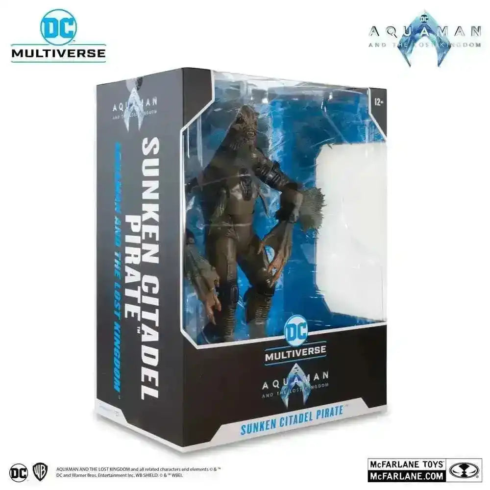 Aquaman and the Lost Kingdom DC Multiverse Megafig Actionfigur Sunken Citadel Pirate 30 cm - Smalltinytoystore