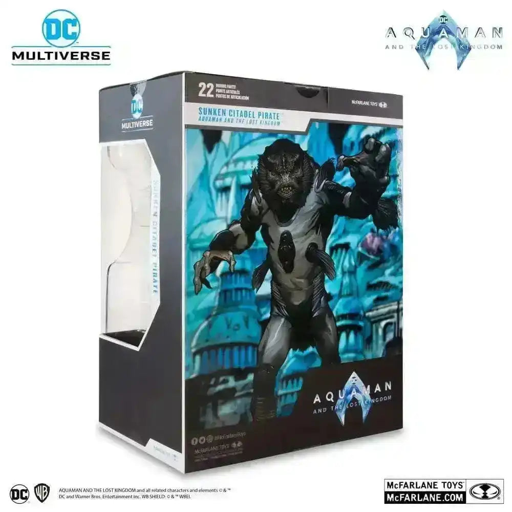 Aquaman and the Lost Kingdom DC Multiverse Megafig Actionfigur Sunken Citadel Pirate 30 cm - Smalltinytoystore
