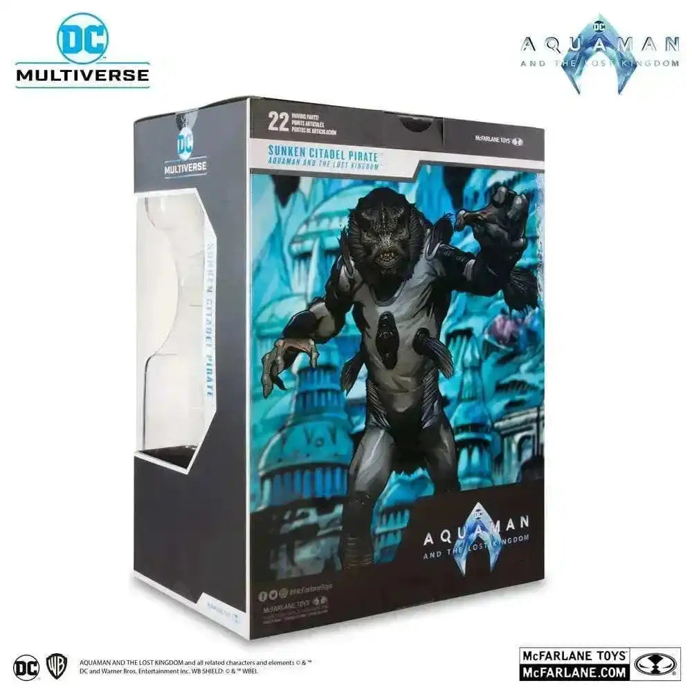 Aquaman and the Lost Kingdom DC Multiverse Megafig Actionfigur Sunken Citadel Pirate 30 cm - Smalltinytoystore