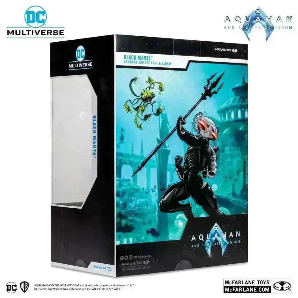 Aquaman and the Lost Kingdom DC Multiverse Megafig Black Manta - Smalltinytoystore