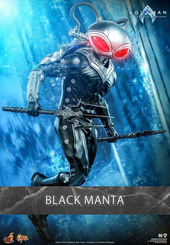 Aquaman Lost Kingdom Movie Masterpiece Actionfigur 1/6 Black Manta 34 cm HOT TOYS - Smalltinytoystore