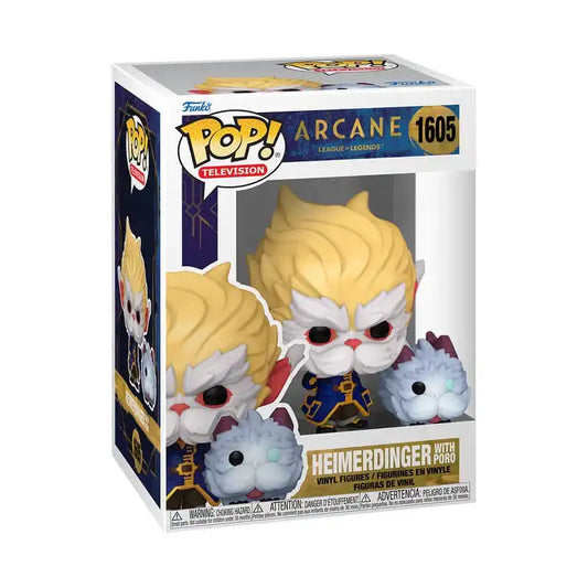 Arcane League of Legends POP! Vinyl Figur Heimerdinger w/Poro 9 cm - Smalltinytoystore