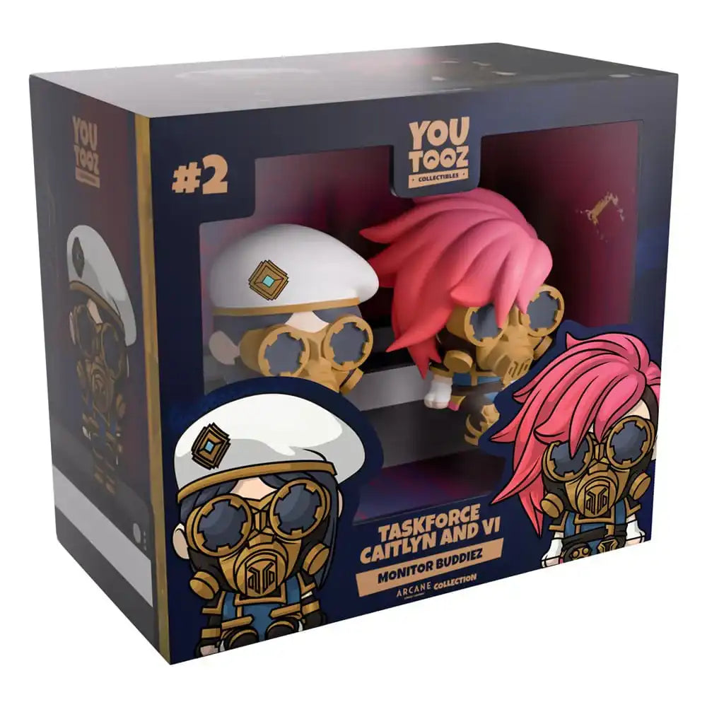 Arcane Vinyl Figuren 2er-Pack Caitlyn & Vi Taskforce 7 cm - Smalltinytoystore
