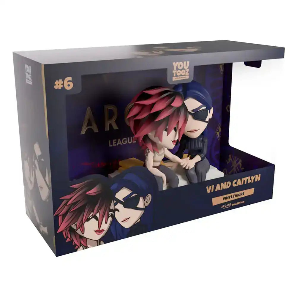 Arcane Vinyl Figuren 2er-Pack Vi & Caitlyn 11 cm - Smalltinytoystore