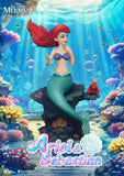 Arielle, die Meerjungfrau Master Craft Statue Arielle & Sebastian 42 cm
