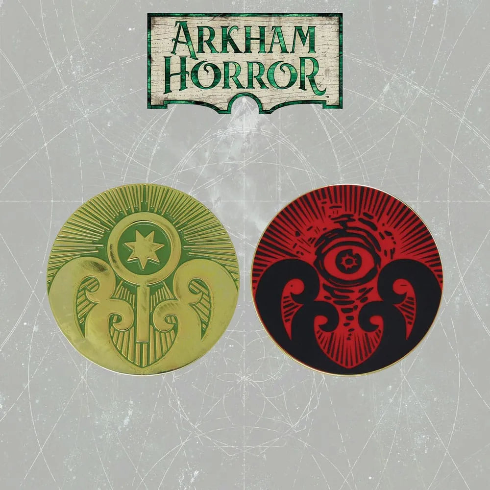Arkham Horror Sammelmünze Clues & Doom Limited Edition - Smalltinytoystore