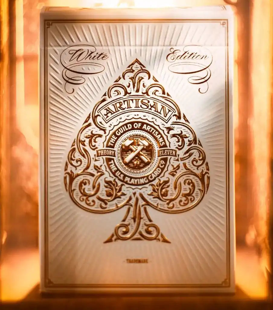 Artisan Spielkarten White - Smalltinytoystore