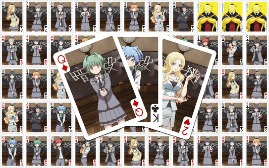 Assassination Classroom Spielkarten Characters - Smalltinytoystore