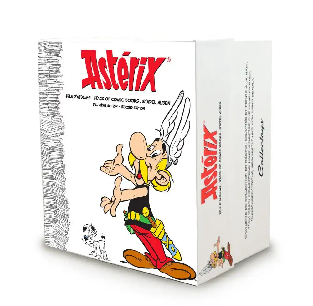 Asterix Collectoys Statue Asterix mit Bücherstapel 2nd Edition 23 cm - Smalltinytoystore