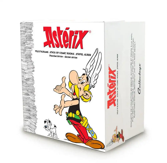 Asterix Collectoys Statue Asterix mit Bücherstapel 2nd Edition 23 cm - Smalltinytoystore