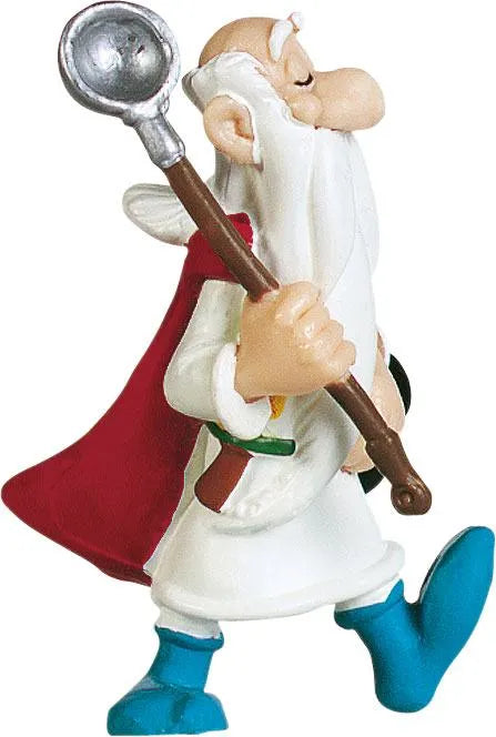 Asterix Figur Miraculix mit Kelle 8 cm - Smalltinytoystore