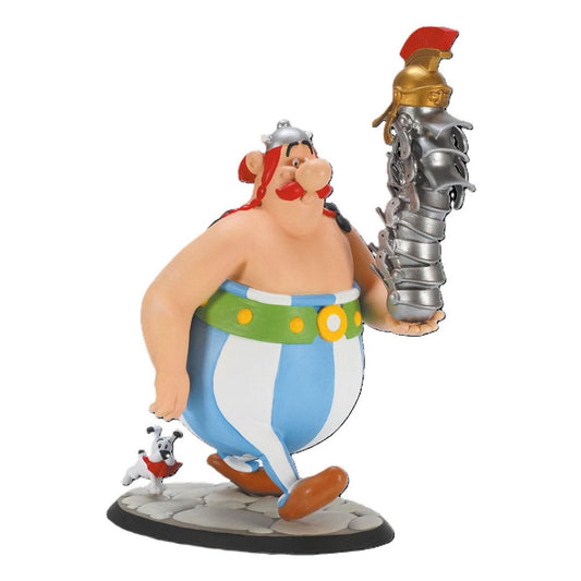Asterix Figur Obelix Stack of Helmets and Idefix 21 cm - Smalltinytoystore