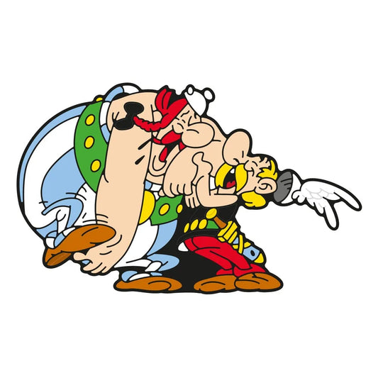 Asterix Magnet Asterix & Obelix Laughing 6 cm - Smalltinytoystore