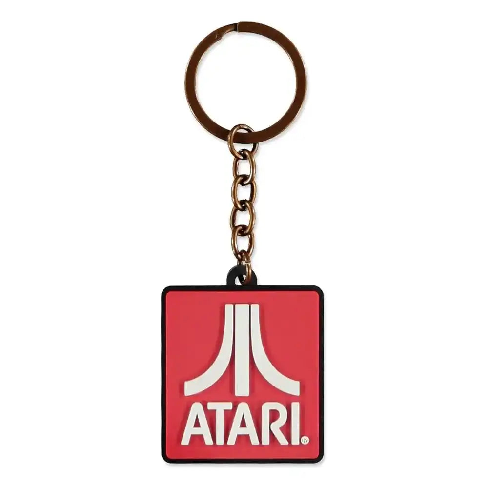 Atari Gummi-Schlüsselanhänger Logo - Smalltinytoystore