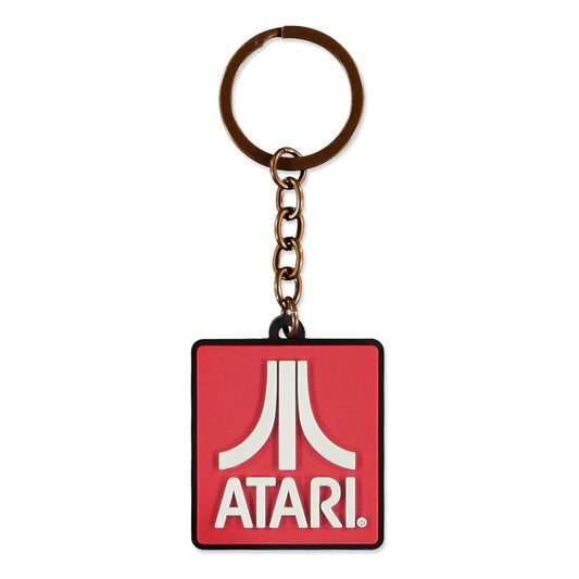Atari Gummi-Schlüsselanhänger Logo - Smalltinytoystore