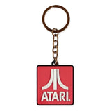 Atari Gummi-Schlüsselanhänger Logo - Smalltinytoystore