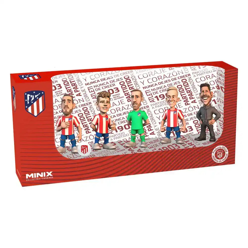 Atlético de Madrid Minix Figuren 5er-Pack 7 cm - Smalltinytoystore