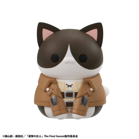 Attack on Titan Mega Cat Project Attack on Tinyan Sammelfiguren Gathering Scout Regiment danyan! 3 cm Sortiment (8) - Smalltinytoystore