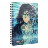 Attack on Titan Notizbuch mit 3D-Effekt Blue - Smalltinytoystore