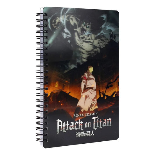 Attack on Titan Notizbuch mit 3D-Effekt Titan - Smalltinytoystore