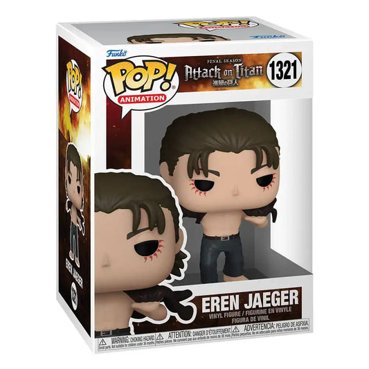 Attack on Titan POP! Animation Vinyl Figur Eren Jeager 9 cm