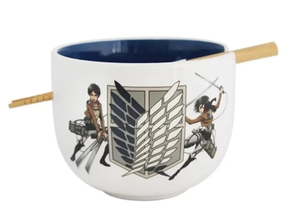 Attack on Titan Ramen-Schüssel mit Stäbchen Survey Corps 414 ml - Smalltinytoystore