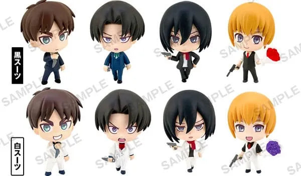 Attack On Titan Shirokuro PVC Minifiguren Vol. 1 4 cm Sortiment (12) - Smalltinytoystore