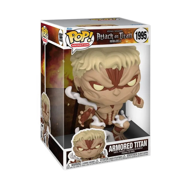 Attack on Titan Super Sized Jumbo POP! Vinyl Figur Armored Titan 25 cm - Smalltinytoystore