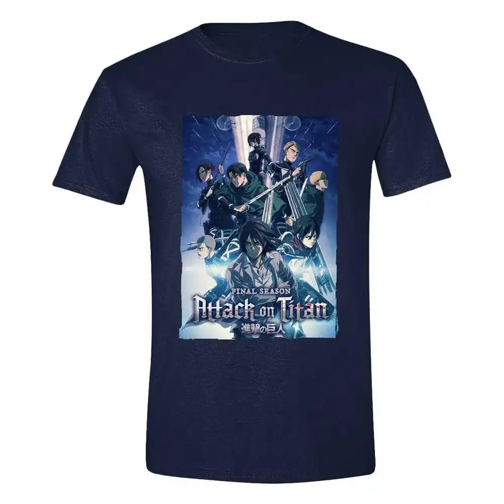 Attack On Titan T-Shirt Season Poster Größe M - Smalltinytoystore