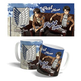 Attack on Titan Tasse Rest Now, Fight Later 325 ml - Smalltinytoystore