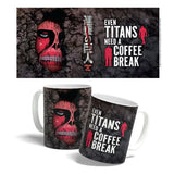 Attack on Titan Tasse Titan Coffee Break Time 325 ml - Smalltinytoystore