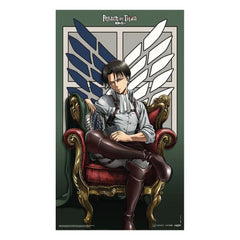 Attack on Titan Textil-Poster Levi 70 x 120 cm - Smalltinytoystore
