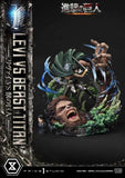 Attack on Titan Ultimate Premium Masterline Series Statue 1/4 Levi Versus Beast Titan 73 cm - Smalltinytoystore