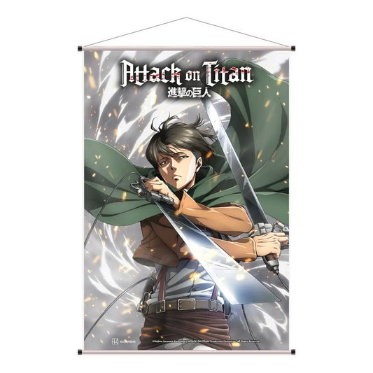 Attack on Titan Wandrolle Levi Ackermann 60 x 90 cm - Smalltinytoystore