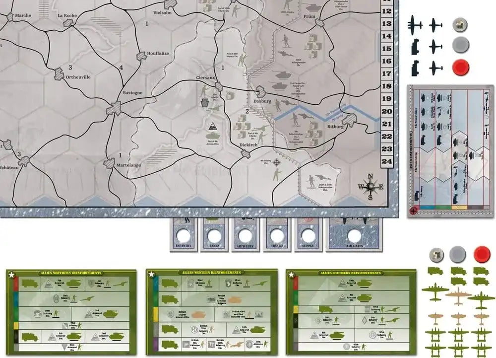 Avalon Hill Brettspiel Axis & Allies: Battle of the Bulge *Englische Version*