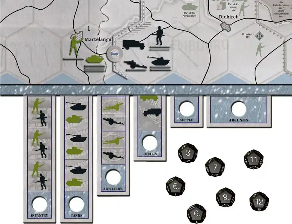 Avalon Hill Brettspiel Axis & Allies: Battle of the Bulge *Englische Version*