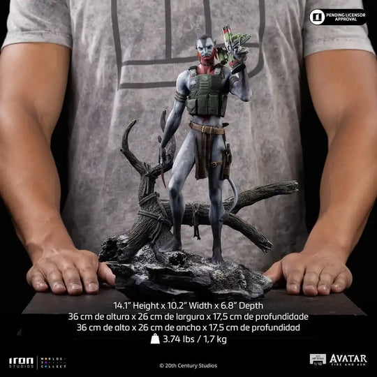 Avatar 3: Fire and Ash Art Scale Statue 1/10 Miles Quaritch 36 cm
