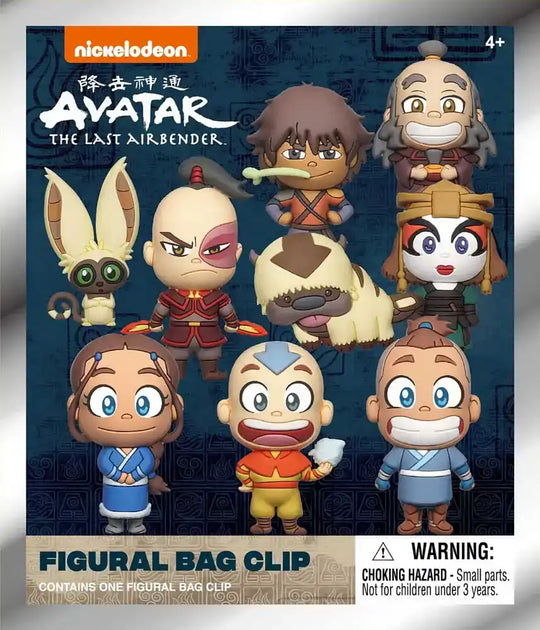 Avatar - Der Herr der Elemente 3D PVC-Taschenanhänger Series 1 Display (24) - Smalltinytoystore