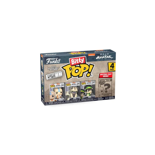 Avatar Der Herr der Elemente Bitty POP! Vinyl Figuren 4er-Pack Aang 2,5 cm - Smalltinytoystore