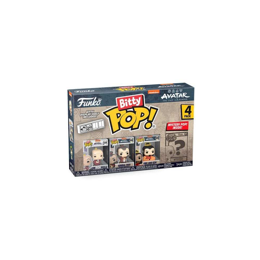 Avatar Der Herr der Elemente Bitty POP! Vinyl Figuren 4er-Pack Iroh 2,5 cm - Smalltinytoystore