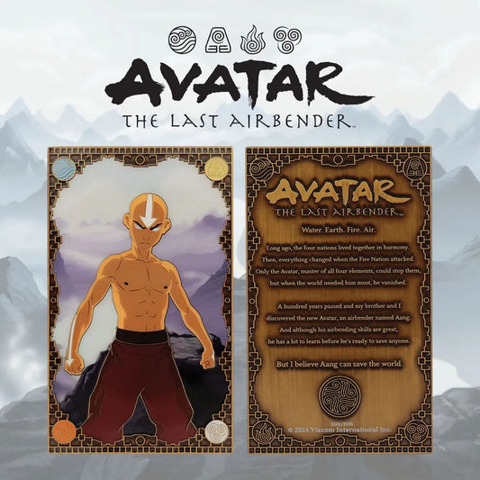 Avatar Der Herr der Elemente Metallbarren Aang Limited Edition - Smalltinytoystore