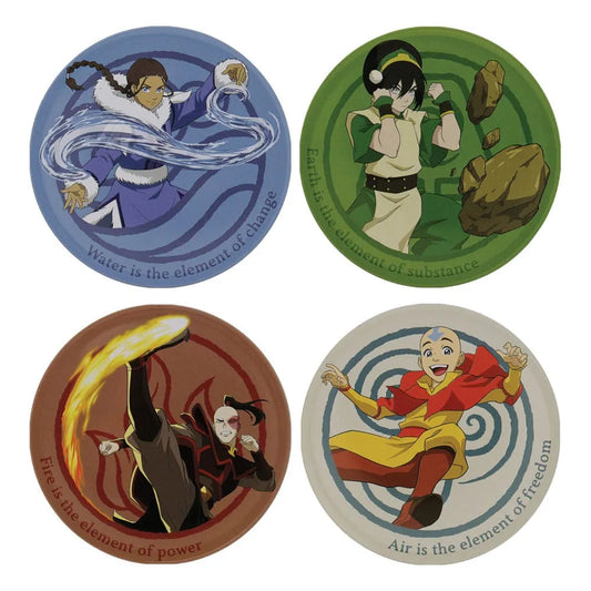Avatar Der Herr der Elemente Untersetzer 4er-Pack - Smalltinytoystore