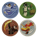Avatar Der Herr der Elemente Untersetzer 4er-Pack - Smalltinytoystore