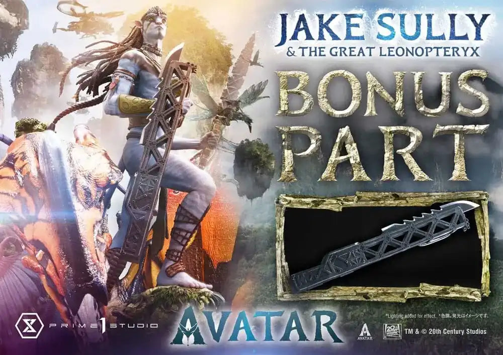 Avatar (Film) Real Elite Masterline Series Statue 1/4 Jake Sully & The Great Leonopteryx Deluxe Bonus Ver. 87 cm