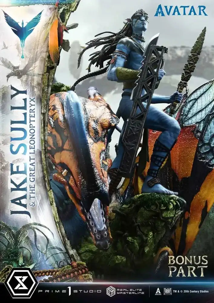 Avatar (Film) Real Elite Masterline Series Statue 1/4 Jake Sully & The Great Leonopteryx Deluxe Bonus Ver. 87 cm