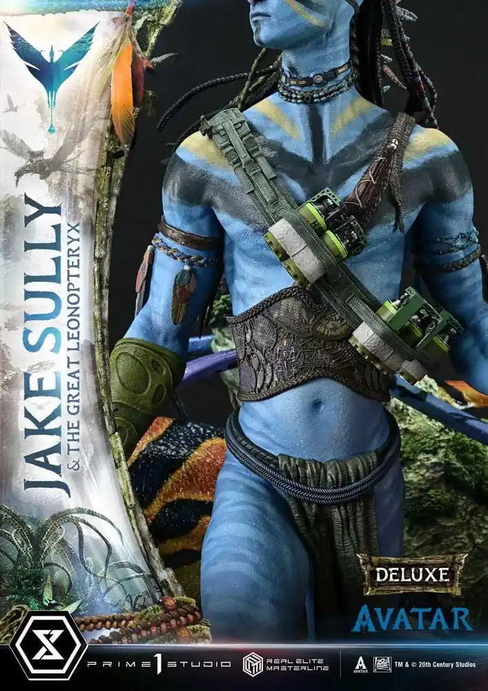 Avatar (Film) Real Elite Masterline Series Statue 1/4 Jake Sully & The Great Leonopteryx Deluxe Ver. 87 cm