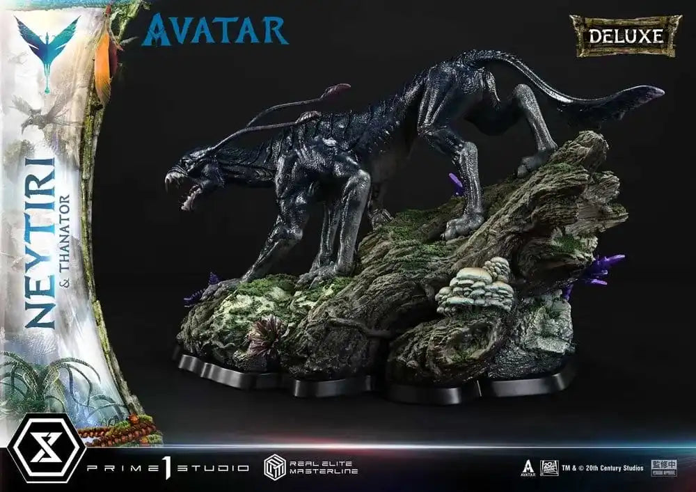 Avatar (Film) Real Elite Masterline Series Statue 1/4 Neytiri & Thanator Deluxe Version 75 cm