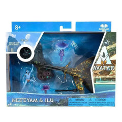 Avatar: The Way of Water Deluxe Medium Actionfiguren Neteyam & Ilu - Smalltinytoystore